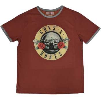 Merch Guns N' Roses: Guns N' Roses Unisex Ringer T-shirt: Classic Logo (xx-large) XXL