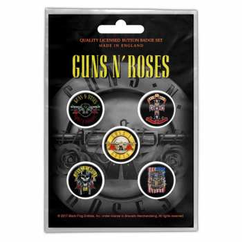 Merch Guns N' Roses: Sada Placek Bullet Logo Guns N' Roses 