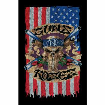 Merch Guns N' Roses: Textilní Plakát Flag