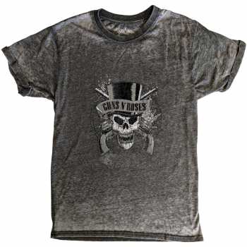 Merch Guns N' Roses: Guns N' Roses Unisex T-shirt: Faded Skull (burnout) (xx-large) XXL