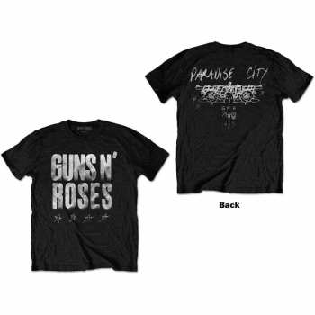 Merch Guns N' Roses: Tričko Paradise City Stars  S