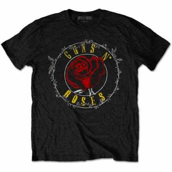 Merch Guns N' Roses: Tričko Rose Circle Paradise City 