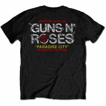 Merch Guns N' Roses: Tričko Rose Circle Paradise City  XL