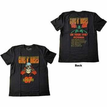 Merch Guns N' Roses: Tričko Uk Tour '87  S