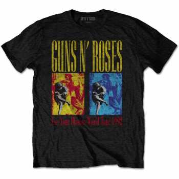 Merch Guns N' Roses: Tričko Use Your Illusion World Tour 