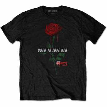 Merch Guns N' Roses: Tričko Used To Love Her Rose  XL
