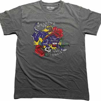 Merch Guns N' Roses: Guns N' Roses Unisex T-shirt: Welcome To The Jungle (diamante) (large) L