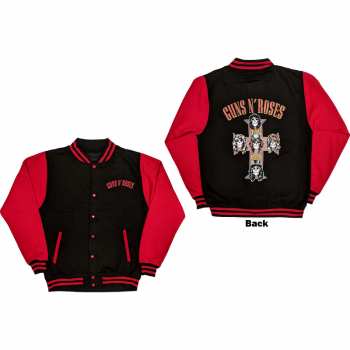 Merch Guns N' Roses: Guns N' Roses Unisex Varsity Jacket: Appetite For Destruction (back Print) (large) L
