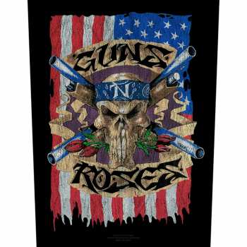 Merch Guns N' Roses: Zádová Nášivka Flag