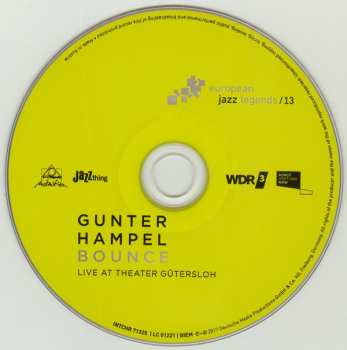 CD Gunter Hampel: Bounce (Live At Theater Gütersloh) 112417
