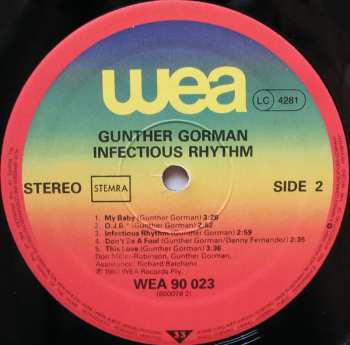 LP Gunther Gorman: Infectious Rhythm 496527
