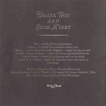 CD Gustaf Spetz: Good Night Mr. Spetz DIGI 191303
