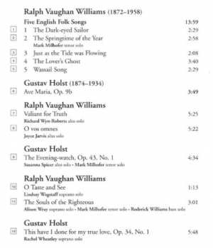 CD Gustav Holst: Choral Music 324717