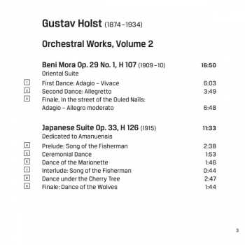 SACD Gustav Holst: Orchestral Works (Volume 2) 275182