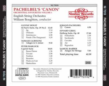 CD Gustav Holst: Pachelbel's 'Canon' 189253