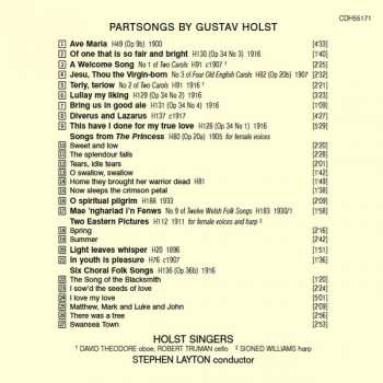 CD Gustav Holst: This Have I Done For My True Love - Partsongs By Gustav Holst 340758
