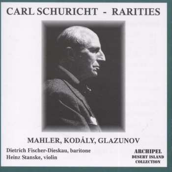 Album Gustav Mahler: Carl Schuricht - Rarities