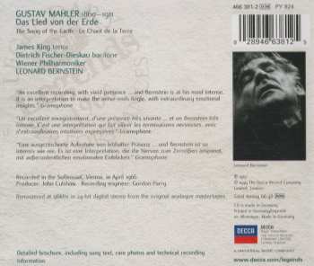 CD Gustav Mahler: Das Lied Von Der Erde 45106