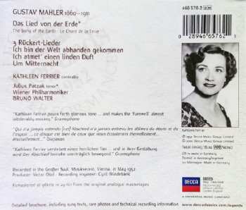 CD Gustav Mahler: Das Lied Von Der Erde - 3 Rückert-Lieder 45114
