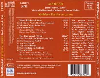 CD Gustav Mahler: Das Lied Von Der Erde / Three Rückert Lieder 154734