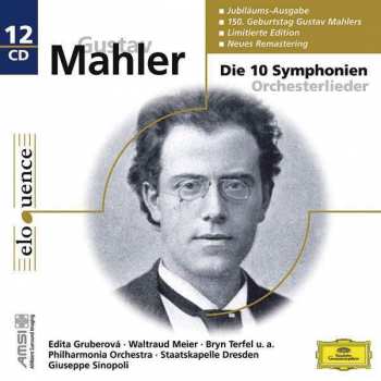 Album Gustav Mahler: Die 10 Symphonien - Orchesterlieder