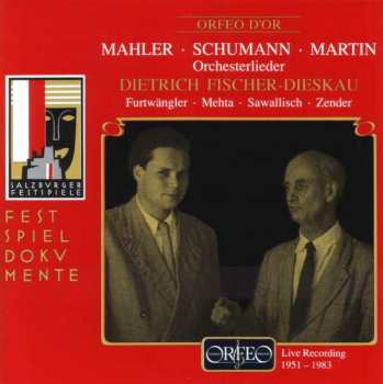 Album Gustav Mahler: Dietrich Fischer-dieskau Singt Orchesterlieder