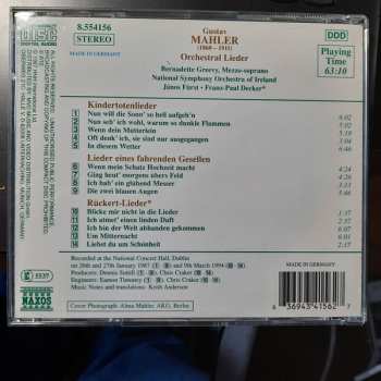 CD Gustav Mahler: Kindertotenlieder / Lieder Eines Fahrenden Gesellen / Rückert-Lieder 127259