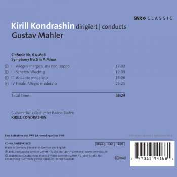 CD Gustav Mahler: Kirill Kondrashin Conducts Mahler Sinfonie Nr. 6 190258