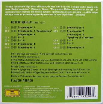 11CD/Box Set Gustav Mahler: Mahler - Abbado 115188