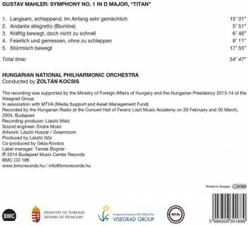 CD Gustav Mahler: Mahler: Symphony No. 1 295481