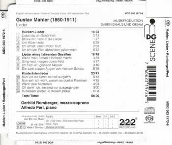 SACD Gustav Mahler: Rückert-Lieder / Lieder Eines Fahrenden Geselen / Kindertotenlieder 332750