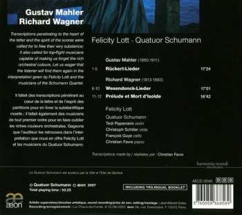 CD Gustav Mahler: Rückert-Lieder | Wesendonck-Lieder | Prélude & Mort d'Isolde 326809