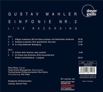2CD Gustav Mahler: Sinfonie Nr. 2 310599
