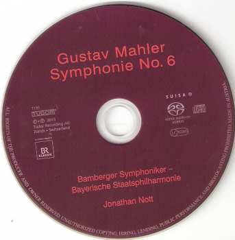 SACD Gustav Mahler: Symphonie No. 6 187241
