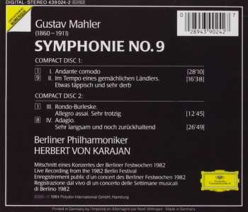 2CD Gustav Mahler: Symphonie No. 9 44809