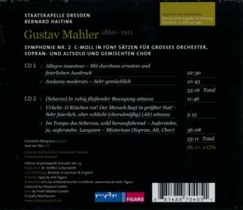 CD Gustav Mahler: Symphonie Nr. 2 C-Moll 478507