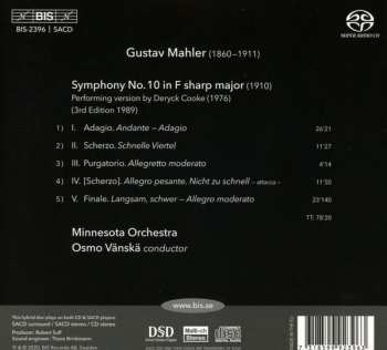 SACD Gustav Mahler: Symphony No. 10 120809