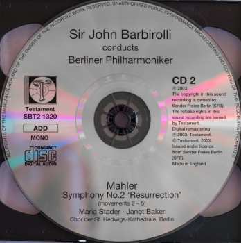 2CD Gustav Mahler: Symphony No. 2 "Resurrection" 185519