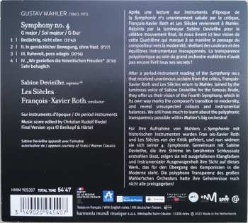 CD Gustav Mahler: Symphony No. 4 438916