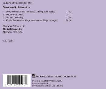 CD Gustav Mahler: Symphony No. 6 In A Minor 175494