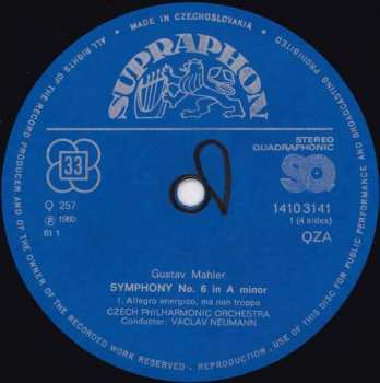 2LP Gustav Mahler: Symphony No˚ 6 / Symphony No˚ 10 (Adagio) (2xLP) 365362