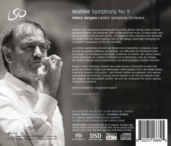 SACD Gustav Mahler: Symphony No 9 298022