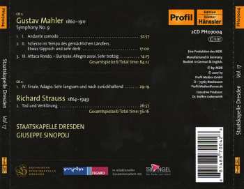 2CD Gustav Mahler: Symphony No. 9 · Tod Und Verklärung 280675