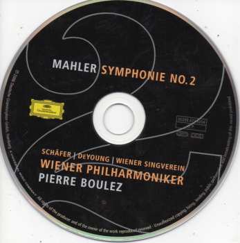 CD Gustav Mahler: Symphony No.2  45389