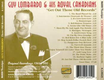 CD Guy Lombardo And His Royal Canadians: Get Out Those Old Records 342921