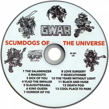 CD Gwar: Scumdogs Of The Universe DIGI 93946