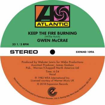 LP Gwen McCrae: Keep The Fire Burning / Funky Sensation 428164
