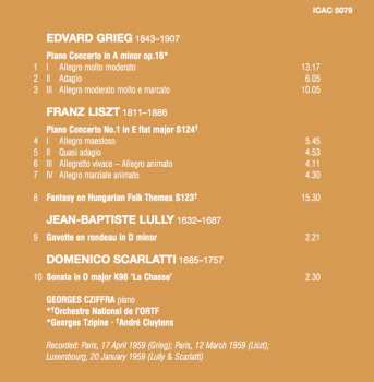 CD Gyorgy Cziffra: Grieg & Liszt from Paris, 1959 180041