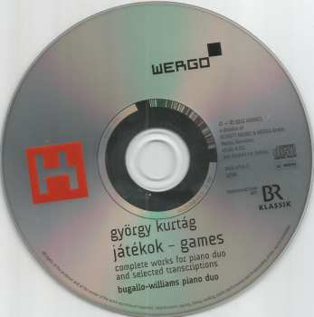 CD György Kurtág: Játékok - Games (Complete Works For Piano Duo And Selected Transcriptions) 319451