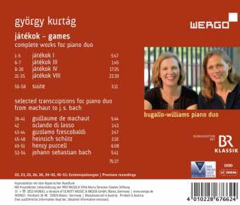CD György Kurtág: Játékok - Games (Complete Works For Piano Duo And Selected Transcriptions) 319451
